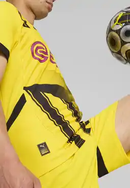 Decathlon Borussia Dortmund 24/25 Cup voetbalshirt voor heren PUMA Faster Yellow Black aanbieding