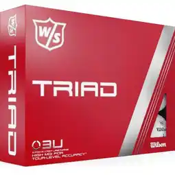 Decathlon Doos met 12 Wilson Triad-golfballen aanbieding