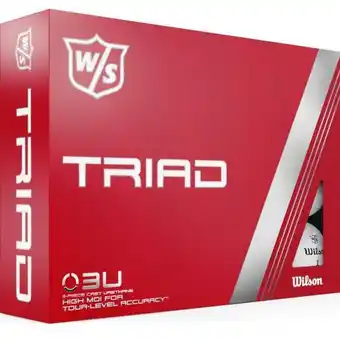 Decathlon Doos met 12 Wilson Triad-golfballen aanbieding