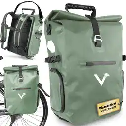 Decathlon Fietstas voor bagagedrager, waterdichte fietsrugzak 23L aanbieding