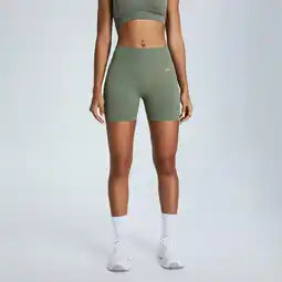 Decathlon Short Dames Low Sculpt Scrunch - Grijsgroen aanbieding