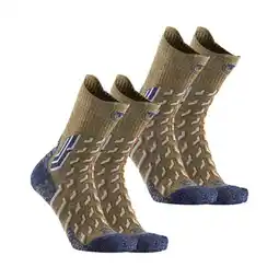 Decathlon Trekkingsokken voor zomerse omstandigheden. Set van 2 paar - Trekking Cool Crew aanbieding