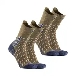 Decathlon Trekkingsokken voor zomerse omstandigheden. Set van 2 paar - Trekking Cool Crew aanbieding