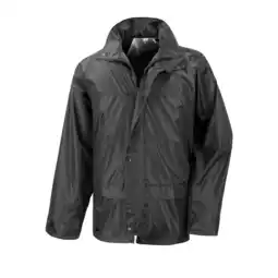 Decathlon Heren Core Stormdri Rain Over Jacket (Zwart) aanbieding