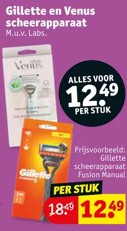 Kruidvat Gillette en Venus scheerapparaat aanbieding