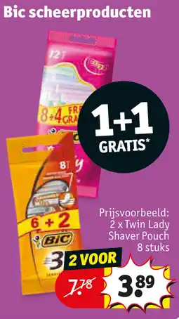 Kruidvat Bic scheerproducten aanbieding
