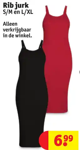Kruidvat Rib jurk aanbieding
