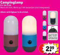 Kruidvat Campinglamp aanbieding
