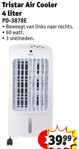 Kruidvat Tristar Air Cooler 4 liter PD-3878E aanbieding