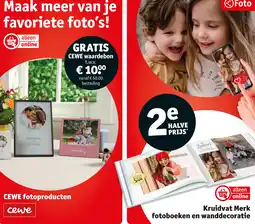 Kruidvat Kruidvat Merk fotoboeken en wanddecoratie aanbieding