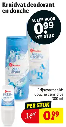 Kruidvat Kruidvat deodorant en douche aanbieding