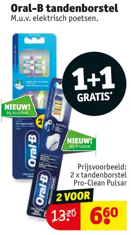 Kruidvat Oral B tandenborstel aanbieding