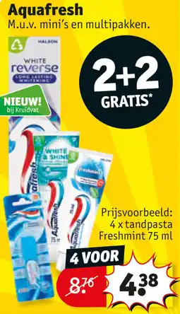 Kruidvat Aquafresh aanbieding