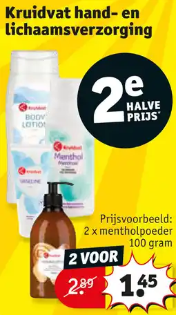 Kruidvat Kruidvat hand en lichaamsverzorging aanbieding