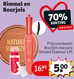 Kruidvat Rimmel en Bourjois aanbieding