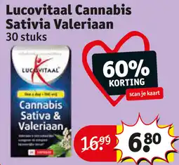 Kruidvat Lucovitaal Cannabis Sativia Valeriaan aanbieding