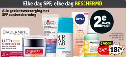 Kruidvat Alle gezichtsverzorging met SPF zonbescherming aanbieding