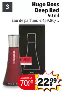 Kruidvat Hugo Boss Deep Red aanbieding