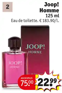 Kruidvat Joop! Homme aanbieding