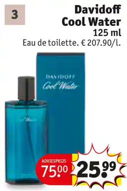 Kruidvat Davidoff Cool Water aanbieding