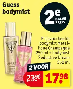 Kruidvat Guess bodymist aanbieding