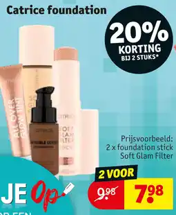 Kruidvat Catrice foundation aanbieding