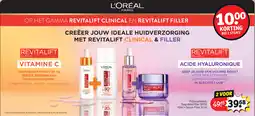 Kruidvat L'oréal Dagcrème Filler SPF50 + Serum Filler aanbieding
