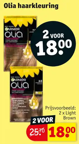 Kruidvat Olia haarkleuring aanbieding