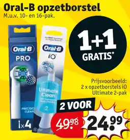 Kruidvat Oral B opzetborstel aanbieding