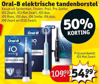 Kruidvat Oral B elektrische tandenborstel aanbieding