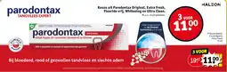 Kruidvat Keuze uit Parodontax Original, Extra Fresh, Fluoride vrij, Whitening en Ultra Clean aanbieding