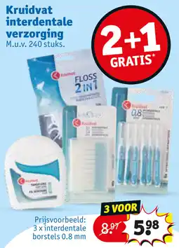 Kruidvat Kruidvat interdentale verzorging aanbieding