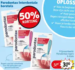 Kruidvat Parodontax interdentale borstels aanbieding