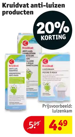 Kruidvat Kruidvat anti-luizen producten aanbieding