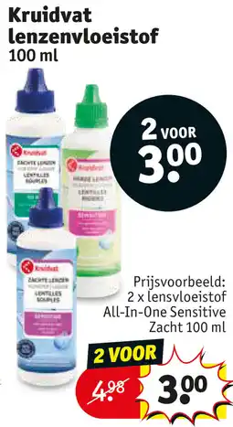Kruidvat Kruidvat lenzenvloeistof aanbieding