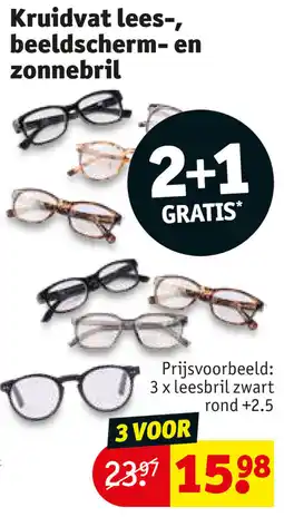 Kruidvat Kruidvat lees, beeldscherm en zonnebril aanbieding