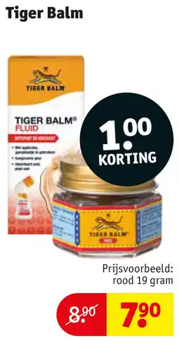 Kruidvat Tiger Balm aanbieding