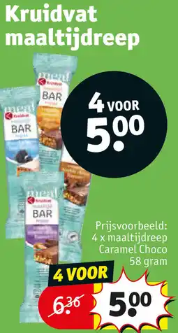 Kruidvat Kruidvat maaltijdreep aanbieding