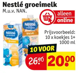 Kruidvat Nestlé groeimelk aanbieding