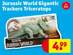 Kruidvat Jurassic World Gigantic Trackers Triceratops aanbieding