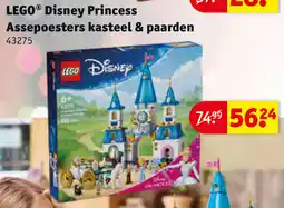 Kruidvat LEGO Disney Princess Assepoesters kasteel & paarden aanbieding