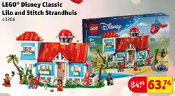 Kruidvat LEGO Disney Classic Lilo and Stitch Strandhuis aanbieding