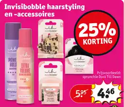 Kruidvat Invisibobble haarstyling en accessoires aanbieding