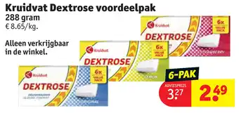 Kruidvat Kruidvat Dextrose voordeelpak aanbieding