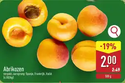 ALDI Abrikozen aanbieding