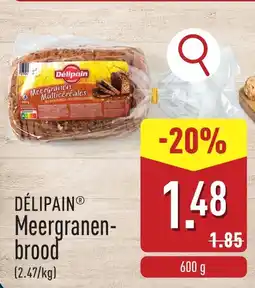 ALDI Délipain Meergranenbrood aanbieding