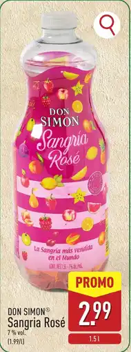 ALDI Don Simon Sangria Rosé 7% vol aanbieding
