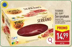 ALDI Tesoros del sur serranoham aanbieding