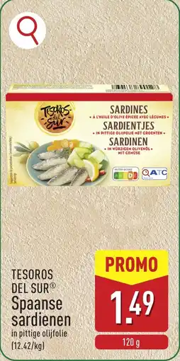 ALDI Tesoros Del Sur Spaanse Sardienen aanbieding