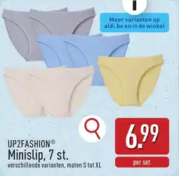 ALDI Up2fashion Minislip aanbieding
